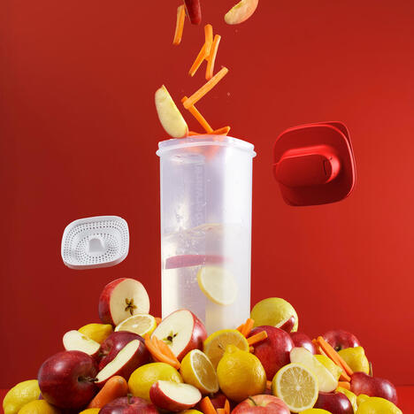 Tupperware Slimline Kanna 2 l med sil 
