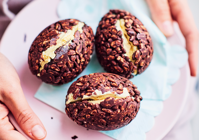 Tupperware Chokladägg Med Puffat Ris 