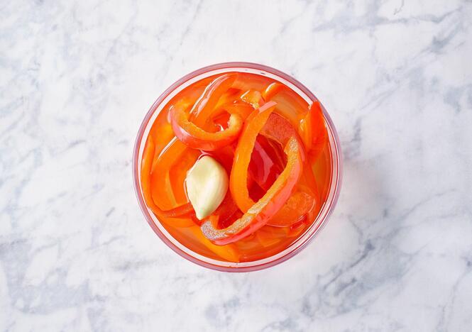 Tupperware Inlagd paprika 