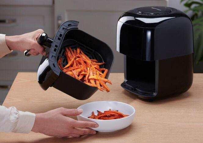 Tupperware Pommes frites av sötpotatis med chili och lime 
