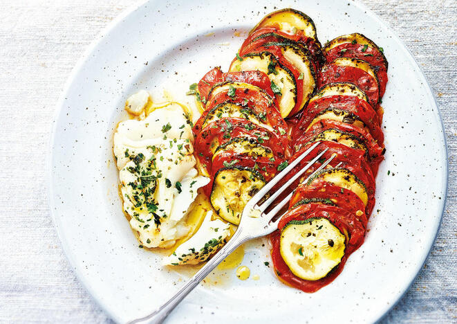 Tupperware Tian med Tomat och Squash 