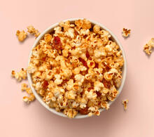 Popcorn med soltorkad tomat och oregano 